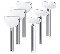 Tube Key Squeezer, Set di 6 dispenser per tappi, 3,34 in Easy Squeeze Roller Tool, portatile Wringer Toothpaste, Hair Dye, Paint Tubes, for Kids and Adults