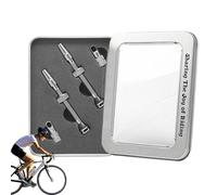 Tubeless Valve Kit, Alloy Stem Set, 5.91x3.94x1.97 inches Core Remover Tool, Super Lightweight Build, Airtight sealed Design, Ideal for Bikes, Motorcycles, Cars, Repair Shops, Tire Maintenance
