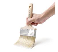 TubeRoo Pennello per verniciatura da 100 mm, pennello da pittura di alta qualità, per vernici, olio di legno e vernice da parete, pennello per vernice per legno - pennello professionale - pennello
