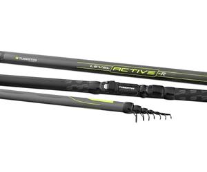 Tubertini 02199xx Level Active-R - Canna da pesca bolognese sottile e resistente per acqua dolce e mare con anelli SiC (6,00 m)