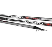 Tubertini 02665xx Level Vision XPower - Canna da pesca bolognese in Carbonio alto/medio modulo, anelli Sea Guide e portamulinello San Fu (7,00 m)