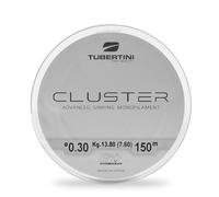 Tubertini Cluster Monofilo da Pesca Affondante 50% Nylon 50% Fluorocarbon - Bobina 150/300/1000 mt - Perfetto per la per Pesca Fresh e Saltwater (350 mt | 0,18 mm | Carico di rottura 4,00/2,80 kg)