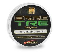 Tubertini Erre Tre 150 mt - Monofilo da Pesca in Nylon, Trattamento Z1 Antiusura, Senza Memoria, Alta Tenuta al Nodo (0,143 mm)