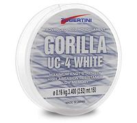 Filo mulinello monofilo nylon Tubertini Gorilla UC-4 White 350 mt