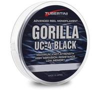 Tubertini Gorilla UC-4 Black Filo da Pesca Monofilamento Nylon Nero 350 mt - Alta Resistenza, Bassa Memoria, Mare e Acqua Dolce (0,30 mm - 11 kg)