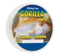 Tubertini Gorilla UC4 Mono Fluoro Carbon 100 m - Filo Fluorocarbon Invisibile, Alta Tenuta al Nodo, Massima Resistenza all’Abrasione (0,45 mm - 20,9 kg)