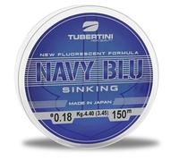 TUBERTINI - Monofilo NAVY BLU Sinking da 150 metri Ø diametri da 0,14 mm a 0,25 mm (Ø 0,180 mm - 4,40 kg)