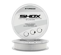 TUBERTINI SHOX CLEAR - DIAMETRO (MM): 0.16, BOBINA DA (MT): 300, COLORE: CLEAR, CARICO (KG): 4.400 / 2.220