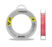 TUBERTINI SHOX PINK Shock Leader Conico per Surfcasting e Beach Ledgering - Alta Resistenza, Lanci Lunghi, Invisibile in Acqua, Antigroviglio, Confezione 15x10 mt (0.160-0.320 mm | 1.920-6.710 kg)