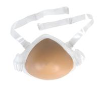 TUBETOP Triangular One-Piece Silicone Fake Breast Single Shoulder Strap Discover Feminine Elegance with Boob Designed Flesh-400g(Brown,500g)