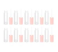 Tubetti per Lip Gloss Ricaricabili 3ml in Abs Rosa, 10 Pezzi | Formato Tascabile per Viaggio e Business Trip, Contenitore Vuoto per Gloss, Pratico per DIY