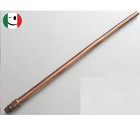 TUBETTO CANNUCCIA Ø 10 CON MASCHIO 10X1 CM.35 RAMATO - RAME