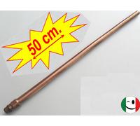 TUBETTO CANNUCCIA Ø 10 CON MASCHIO 10X1 CM.50 RAMATO - RAME