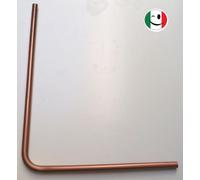 TUBETTO CANNUCCIA DA Ø 10 A 90° CM. 20x30 RAMATO - RAME