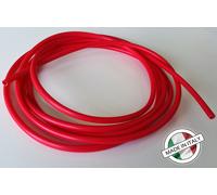 TUBETTO GUAINA PVC ROSSO diametro 4 mm ISOLANTE 105 GRADI 4000V 10 metri