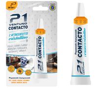 Tubetto Super Colla 21 Contacto Adesivo Liquido Ultra Rapido Trasparente 20ml