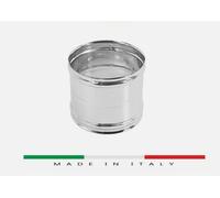 TUBI CANNA FUMARIA ACCIAIO INOX AISI 304 CURVA TEE COMIGNOLO TAPPO VARI DIAMETRI [EEK: A]