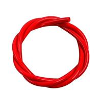 Tubi cavi in gomma, 1 pezzo di tubo in silicone resistente all'acqua, tubo flessibile in gomma morbida ID 5 mm 4 mm 3 mm for architettura (rosso, 10 metri * 8 mm * 10 mm)(Red,10METERS*8MM*10MM)