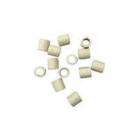 Tubi ceramici in allumina isolati, Alumina Ceramic Tube And Rod For Electrical Insulation White Multiple Sizes 10pcs(6X9X30mm)