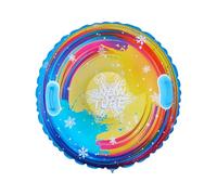 Tubi da neve per bambini - Giocattolo da slitta resistente al freddo - con maniglie scivolo gonfiabile ad alta resistenza - per sport invernali e attività familiari all'aperto divertenti