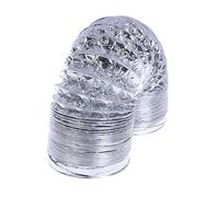 Tubi d'aria di alluminio Tubo di ventilazione in alluminio, diametro 160 mm, lunghezze multiple 1,5-6 m(160 mm*5 meters)