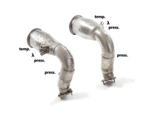 Tubi DeKat/DeFAP Sx-Dx RAGAZZON per Audi SQ8 4.0 V8(373kW)20>22 -art. 50.1019.80