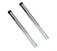 Tubi di prolunga in acciaio inossidabile da 32 mm, per Kärcher NT 25/1 Apall DN40, confezione da 2 tubi in metallo per aspirapolvere, per aspirapolvere a secco e umido