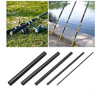 Tubi di riparazione per canna da pesca in fibra di carbonio, diametro 1 mm, 10 mm, lunghezza 10 cm, per fissaggio e rinforzo per canna rotta (kit1)