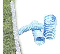Tubi di scarico perforati ondulati da 2, 3, 4, 6, 8, 10, 12 pollici, tubi flessibili espandibili con filo di acciaio incorporato, possono essere ricoperti(Dia 10cm(4in),2M/6.5FT)