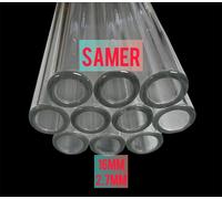 Tubi Di Vetro 16 Mm OD 10 Mm ID 2.7 Mm Di Spessore, Set Di (6) Pezzi CLEAR 10" L