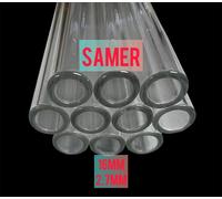 Tubi Di Vetro 16 Mm OD 10 Mm ID 2.7 Mm Di Spessore, Set Di (6) Pezzi CLEAR 10" L