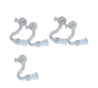 Tubi di vetro borosilicato leggeri 5pcs facili da maneggiare cristalleria didattica per lezioni di scienze sul campo Tollerante al calore 500C Vetro resistente alle alte temperature