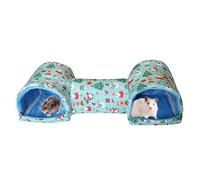 Tubi e tunnel per piccoli animali | Giocattoli in gabbia per Halloween lavabili - Tunnel per cincillà | Per cincillà, conigli, scoiattoli, animali domestici, piccoli animali