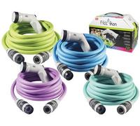 TUBI ESTENSIBILI DA GIARDINO 6 STRATI 1/2" DA 15MT VARI COLORI