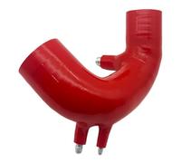Tubi flessibili motore auto Parti adatte per Abarth 500 595 IHI Turbo Kit tubo di aspirazione in silicone Sistema di aspirazione ad alte prestazioni Tubo in silicone MANICOTTO INTERCOOLER(Red With Log