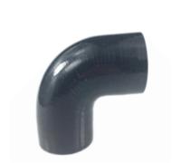 Tubi flessibili motore auto Universale 2.0" 2.5" 2.75" 3" 51mm 63mm 70mm 76mm 89mm 102mm Gomito da 90 gradi Tubo flessibile in silicone Tubo di aspirazione Turbo Coppia(Black,70mm)