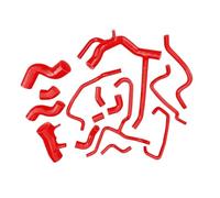 Tubi flessibili per radiatore Compatibile Con Land Per Rover Per Discovery 2 TD5 1999-2004 Intercooler Turbocompressore Radiatore Riscaldatore Olio Refrigerante Tubo(Red)