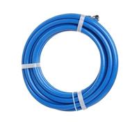 Tubi flessibili per spruzzatura ad alta pressione, Tubo flessibile for spruzzatore di vernice airless blu 7,5 metri in fibra ad alta pressione da 1/4 pollice 5000 PSI
