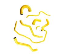 Tubi flessibili radiatore Compatibile Con Fiat Per Abarth 500 595 695 Tutte Le Versioni Kit Tubo Flessibile Radiatore Intercooler Refrigerante In Silicone Serbatoio Acqua Motore(Yellow)