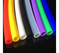 tubi flessibili trasparenti del silicone, Tubo flessibile for pompa d'aria trasparente in gel di silice, for uso alimentare, 1 metro, 2 mm * 4(Blu)