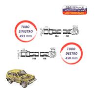 TUBI FRENO ANTERIORI DESTRO DX E SINISTRO SX LADA NIVA 2121 DAL 1976 AL 1996