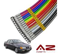 tubi freno in treccia auto aereonautica hel per ford sierra 1.8 td 1990 1193