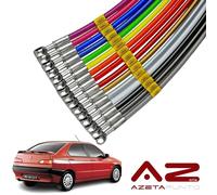 tubi freno in treccia auto aereonautica per alfa romeo 146 2.0 ti dischi posteri