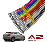 tubi freno in treccia auto aereonautica su misura hel perfomance per audi q2 sq2