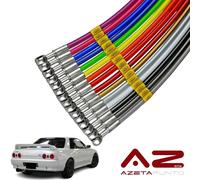 tubi freno in treccia auto aereonautici hel per nissan skyline r32 gt-r 2.6
