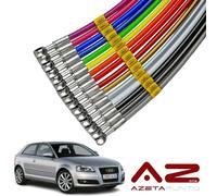 tubi freno in treccia auto su misura per audi a3 8p 2.0 dischi anteriori 345mm