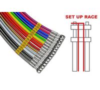 Tubi freno SetUp RACE 3 tubi Verde Suzuki GSXR1100 WP-WT 1993-1996 HEL