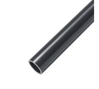 Tubi in acrilico, Tubo in PVC trasparente blu da 0, 5 m, 2 pezzi, 9 colori(Graphite Gray,110MM*0.5M)