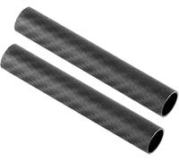 Tubi in fibra di carbonio, Tubo in fibra di carbonio Asta in Barra in 3K cava Twill Opaco Elevata durezza Tagliabile Drone Quadcopter 500Mm 2 Pezzi 10-13Mm(12Mm*11Mm)
