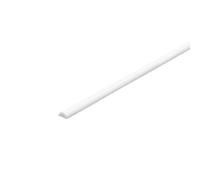 Tubi in plastica ABS Barre solide rotonde modello fai da te 20 pezzi, barra di plastica rettangolare a forma H, materiale for modellare tavolo sabbia 250 mm, asta semitonda(1x2mm)